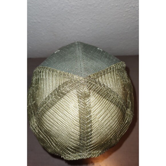 HIGHLAND TACTICAL USA FLAG ADJUSTABLE SNAPBACK TRUCKER/MESH HAT/CAP OLIVE - Picture 6 of 16